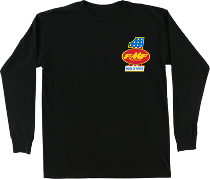 FMF America First Long-Sleeve T-Shirt - Black - Medium HO25119901BLKMD