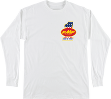 FMF America First Long-Sleeve T-Shirt - White - Small HO25119901WHTSM