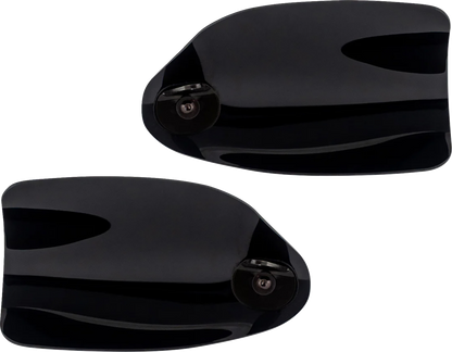 KLOCK WERKS Flare® Handguards - Harley-Davidson Cable Clutch - Black KWS-01-0120-CC