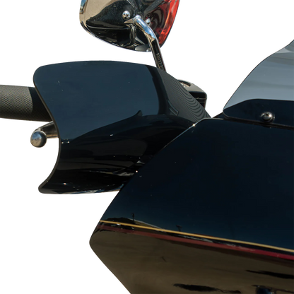 KLOCK WERKS Flare® Handguards - Harley-Davidson Cable Clutch - Black KWS-01-0120-CC
