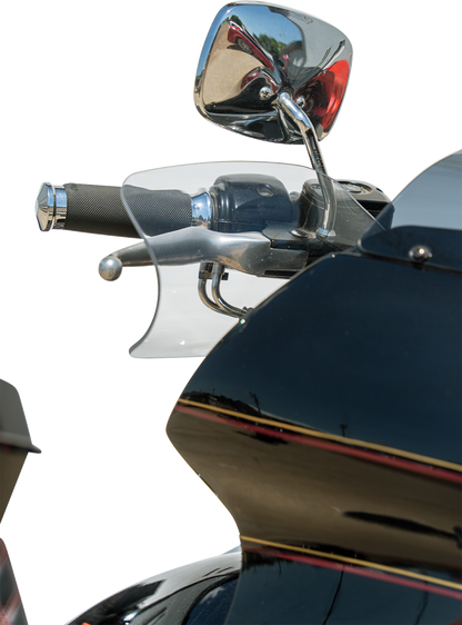 KLOCK WERKS Flare® Handguards - Harley-Davidson Hydraulic Clutch - Clear KWS-01-0121-HC