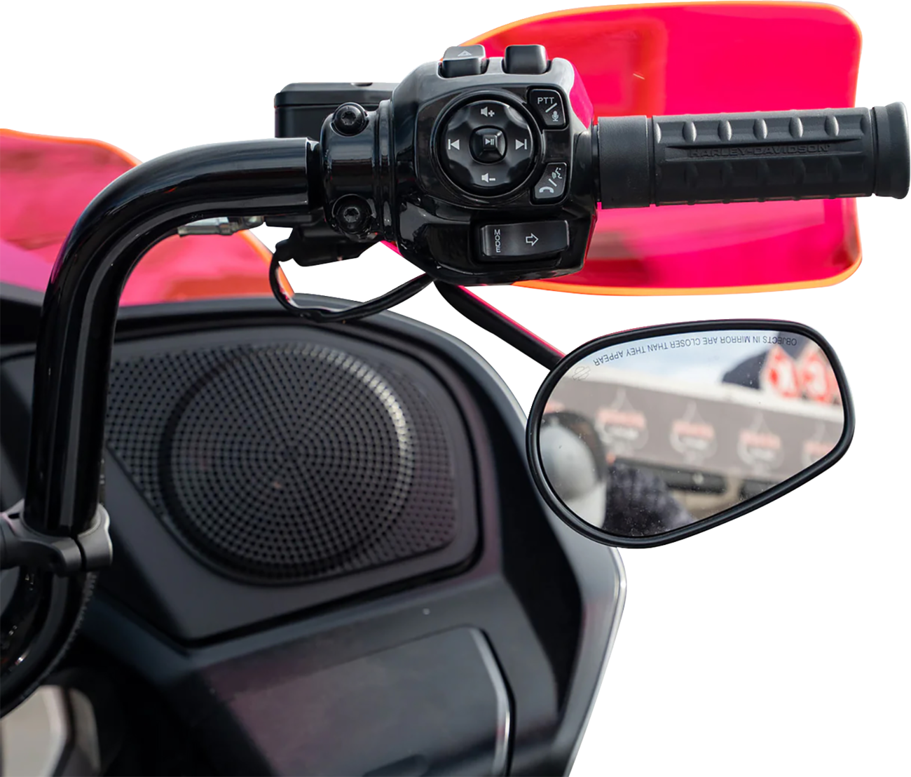 KLOCK WERKS Flare® Handguards - Harley-Davidson Hydraulic Clutch - Pink Ice KWS-01-0124-HC