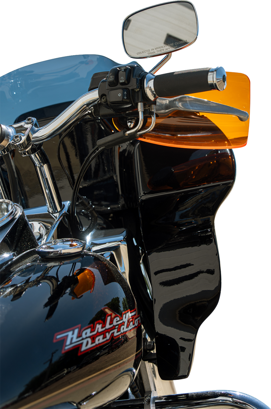 KLOCK WERKS Flare® Handguards - Harley-Davidson Hydraulic Clutch - Orange Ice KWS-01-0125-HC