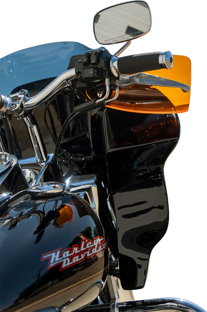 KLOCK WERKS Flare® Handguards - Harley-Davidson Hydraulic Clutch - Orange Ice KWS-01-0125-HC
