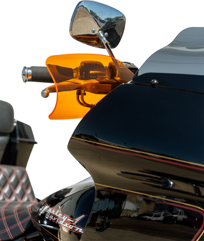 KLOCK WERKS Flare® Handguards - Harley-Davidson Hydraulic Clutch - Orange Ice KWS-01-0125-HC