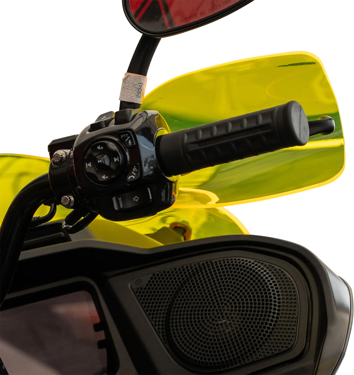 KLOCK WERKS Flare® Handguards - Harley-Davidson Hydraulic Clutch - Yellow Ice KWS-01-0126-HC