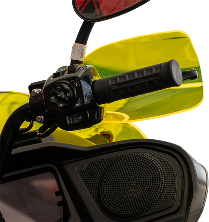 KLOCK WERKS Flare® Handguards - Harley-Davidson Hydraulic Clutch - Yellow Ice KWS-01-0126-HC