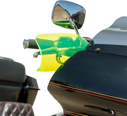 KLOCK WERKS Flare® Handguards - Harley-Davidson Cable Clutch - Green Ice KWS-01-0127-CC