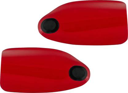 KLOCK WERKS Flare® Handguards - Harley-Davidson Hydraulic Clutch - Red KWS-01-0129-HC