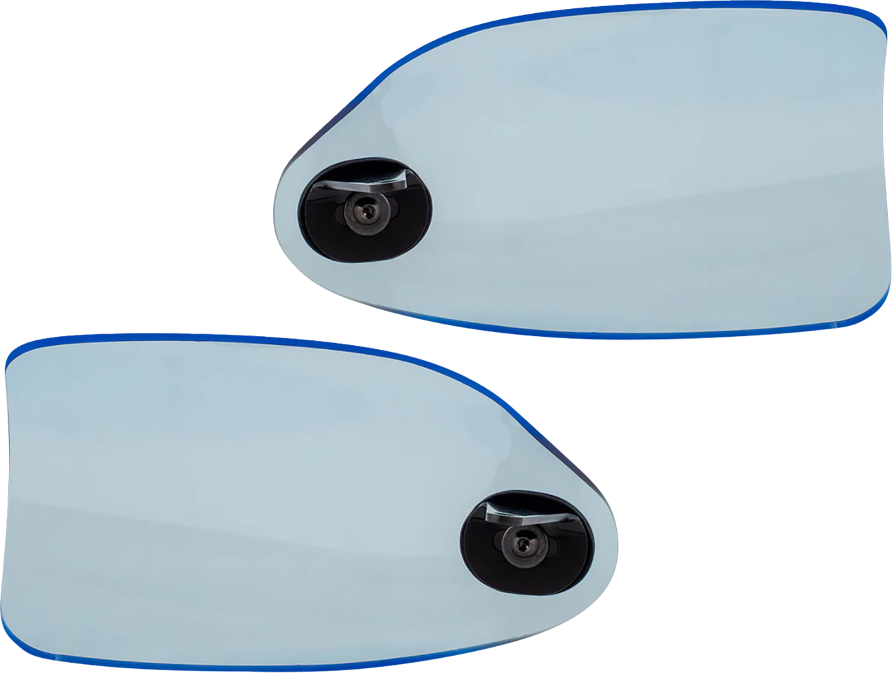 KLOCK WERKS Flare® Handguards - Harley-Davidson Cable Clutch - Blue Ice KWS-01-0128-CC