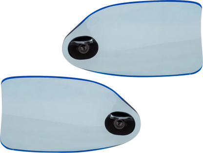 KLOCK WERKS Flare® Handguards - Harley-Davidson Cable Clutch - Blue Ice KWS-01-0128-CC