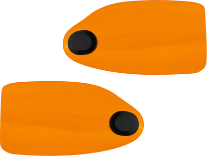 KLOCK WERKS Flare® Handguards - Harley-Davidson Cable Clutch - Orange KWS-01-0130-CC