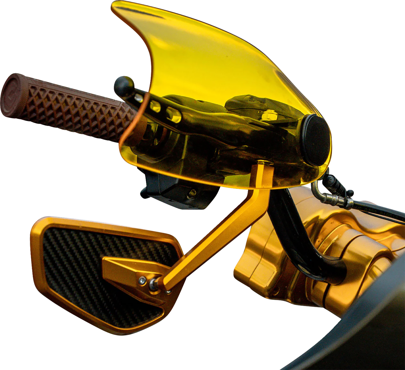 KLOCK WERKS Flare® Handguards - '23-'25 Harley-Davidson - Yellow KWS-01-0131-23