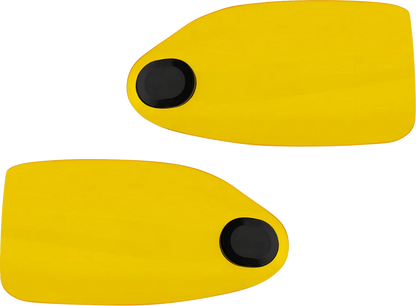 KLOCK WERKS Flare® Handguards - Harley-Davidson Cable Clutch - Yellow KWS-01-0131-CC