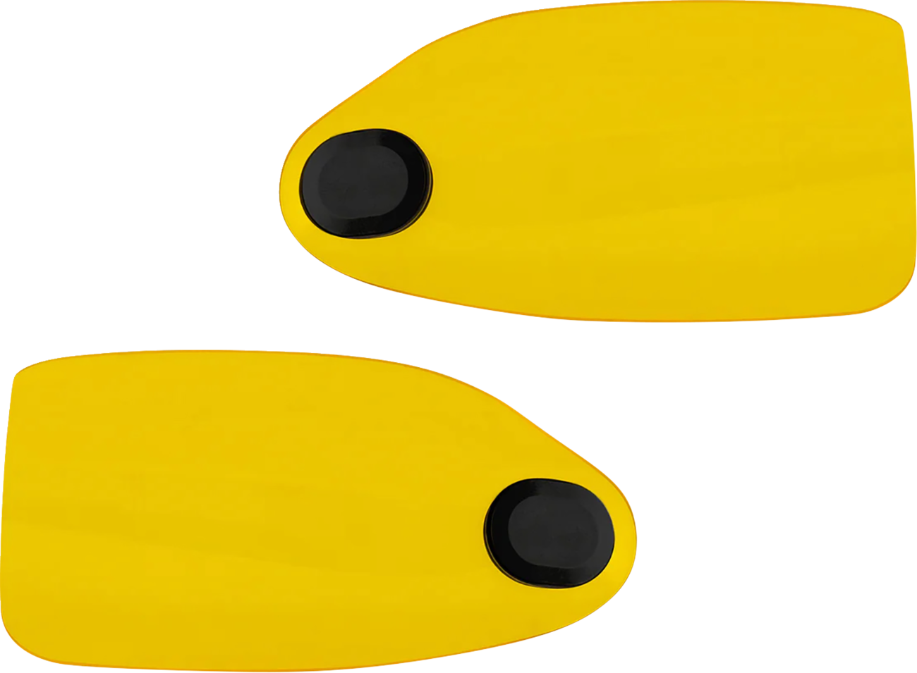 KLOCK WERKS Flare® Handguards - Harley-Davidson Hydraulic Clutch - Yellow KWS-01-0131-HC