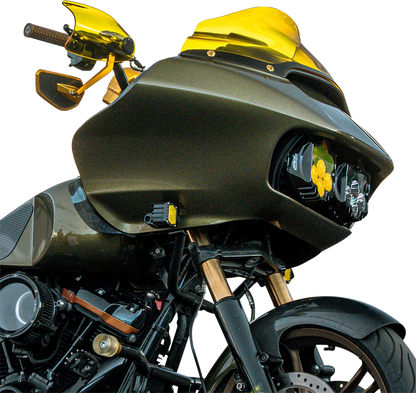 KLOCK WERKS Flare® Handguards - '23-'25 Harley-Davidson - Yellow KWS-01-0131-23