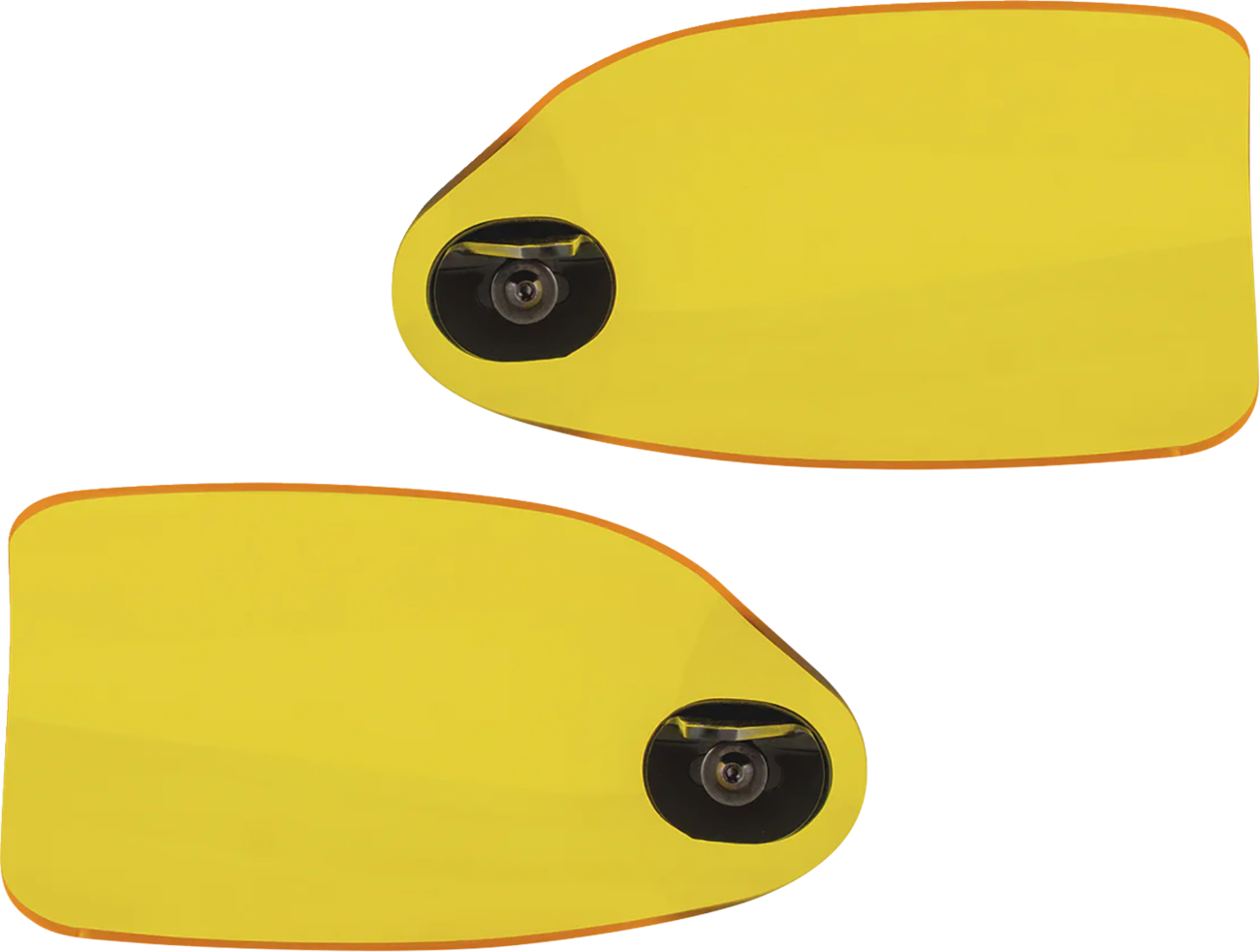 KLOCK WERKS Flare® Handguards - Harley-Davidson Hydraulic Clutch - Yellow KWS-01-0131-HC