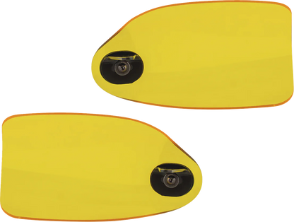 KLOCK WERKS Flare® Handguards - Harley-Davidson Hydraulic Clutch - Yellow KWS-01-0131-HC