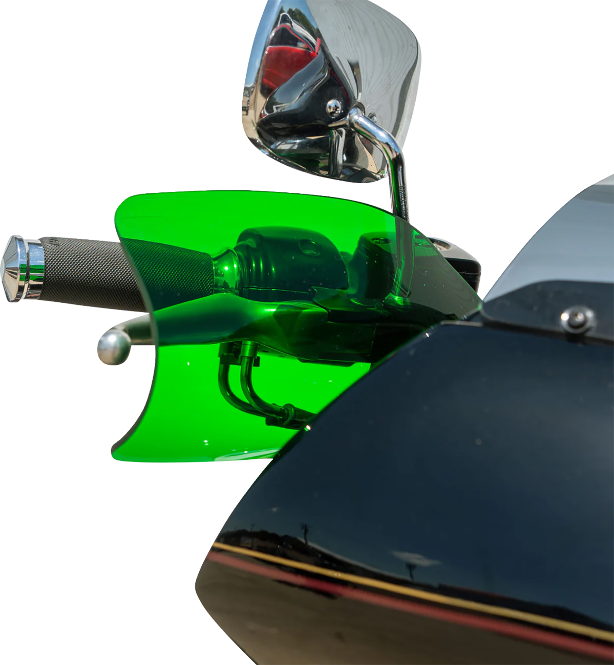 KLOCK WERKS Flare® Handguards - '23-'25 Harley-Davidson - Green KWS-01-0132-23