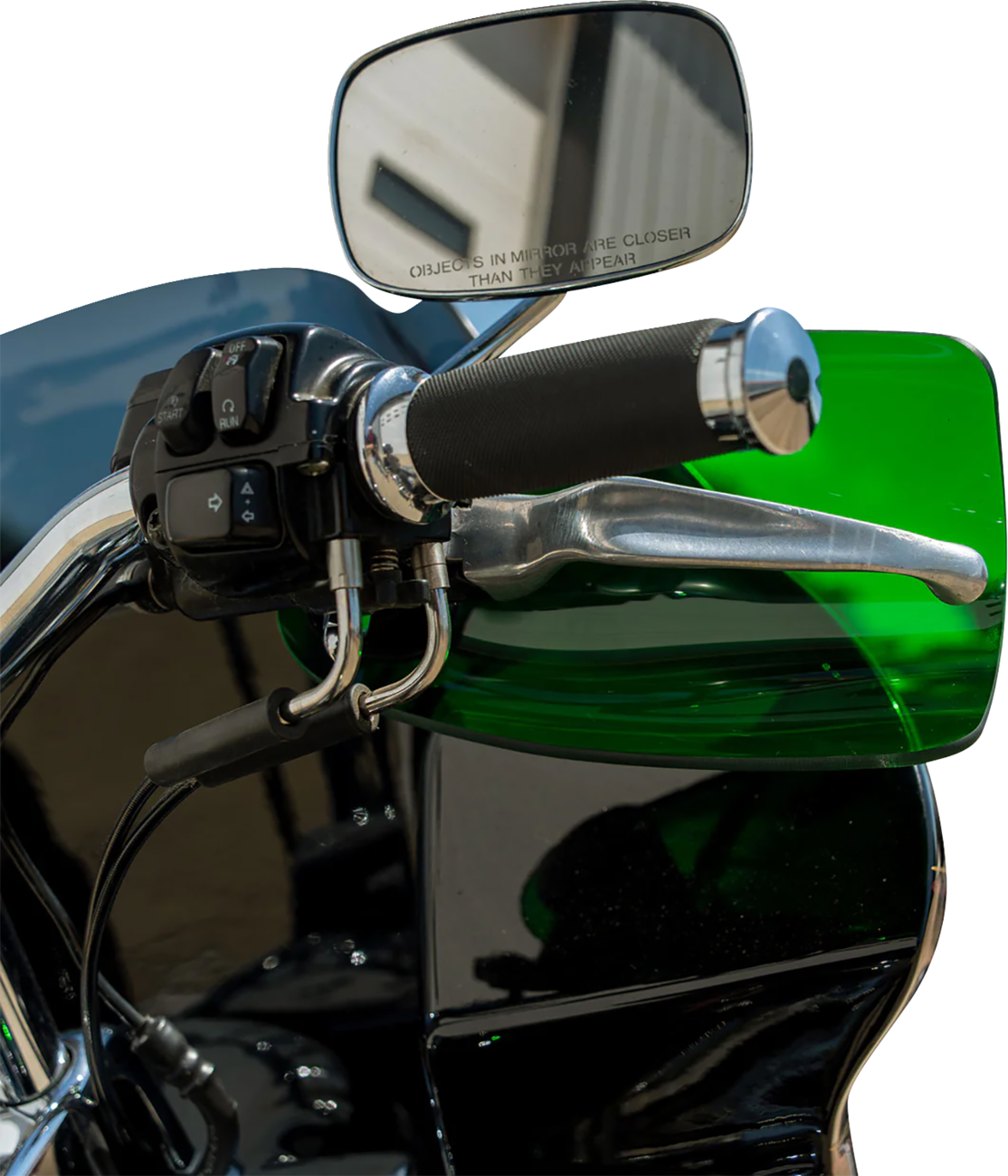 KLOCK WERKS Flare® Handguards - '23-'25 Harley-Davidson - Green KWS-01-0132-23