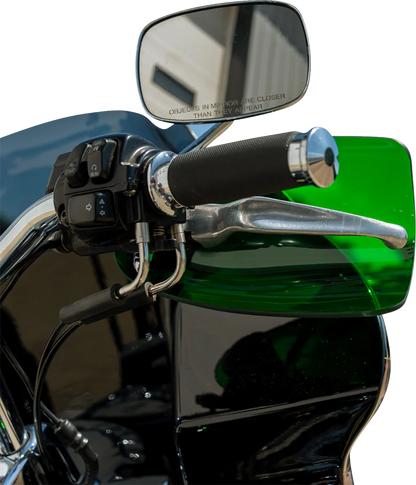 KLOCK WERKS Flare® Handguards - '23-'25 Harley-Davidson - Green KWS-01-0132-23