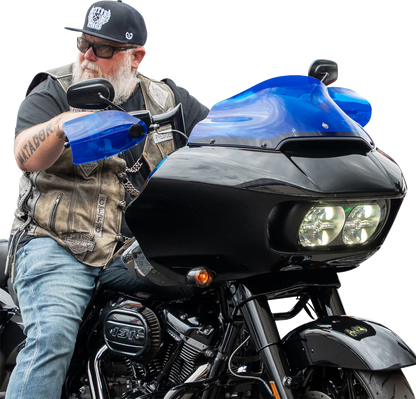 KLOCK WERKS Flare® Handguards - '23-'25 Harley-Davidson - Blue KWS-01-0133-23