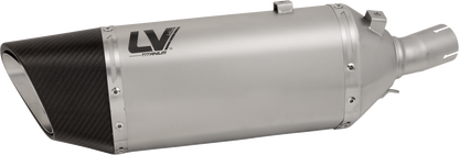 LEOVINCE LV-14 R Slip-On Muffler - Titanium - Kawasaki Ninja 400/500 15607TU