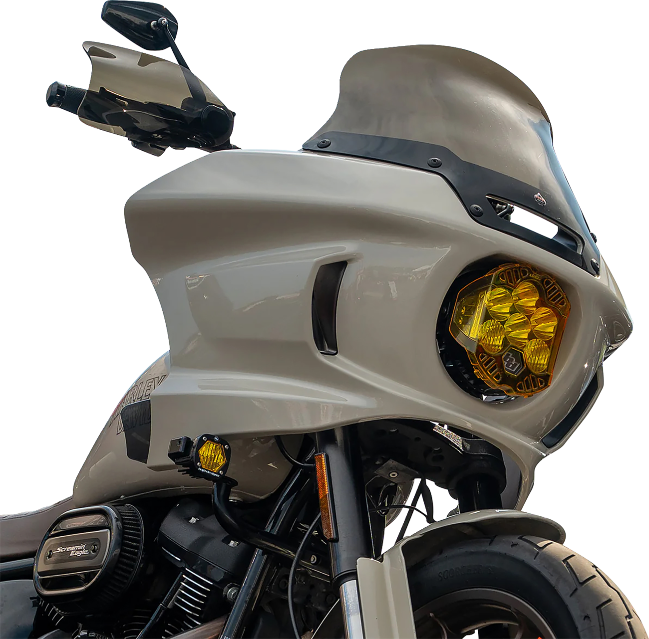 KLOCK WERKS Flare® Handguards - Harley-Davidson Hydraulic Clutch - Bronze KWS-01-0135-HC