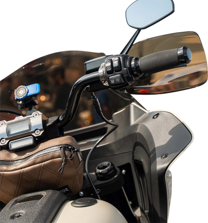 KLOCK WERKS Flare® Handguards - Harley-Davidson Hydraulic Clutch - Bronze KWS-01-0135-HC