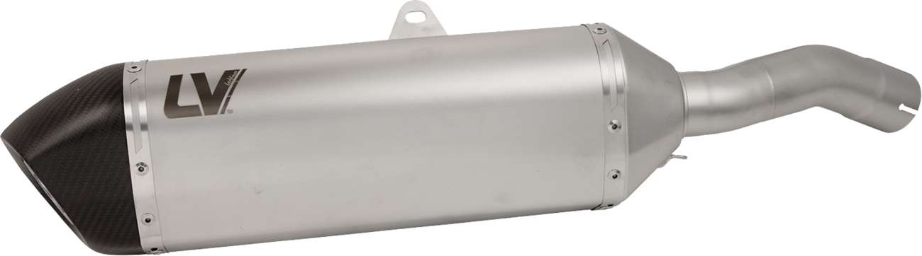 LEOVINCE LV-14 Slip-On Muffler - Stainless Steel - BMW F 750/900 GS 15610U