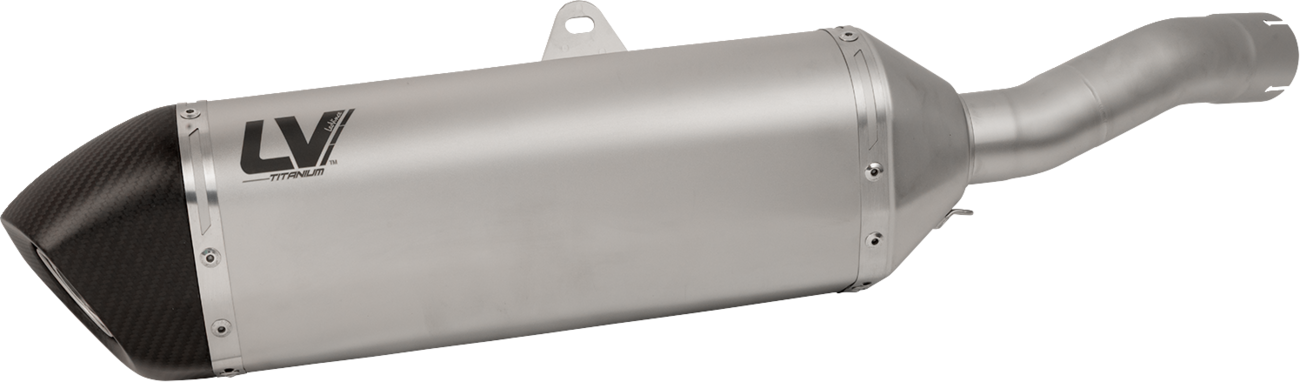 LEOVINCE LV-14 Slip-On Muffler - Titanium - BMW F 750/900 GS 15610TU