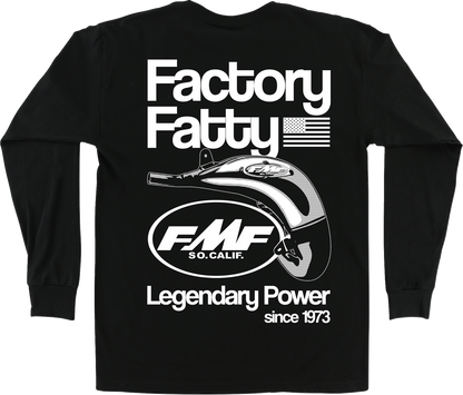 FMF Factory Fatty Long-Sleeve T-Shirt - Black - Small HO25119900BLKSM