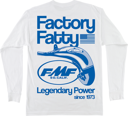 FMF Factory Fatty Long-Sleeve T-Shirt - White - 2XL HO25119900WHT2X