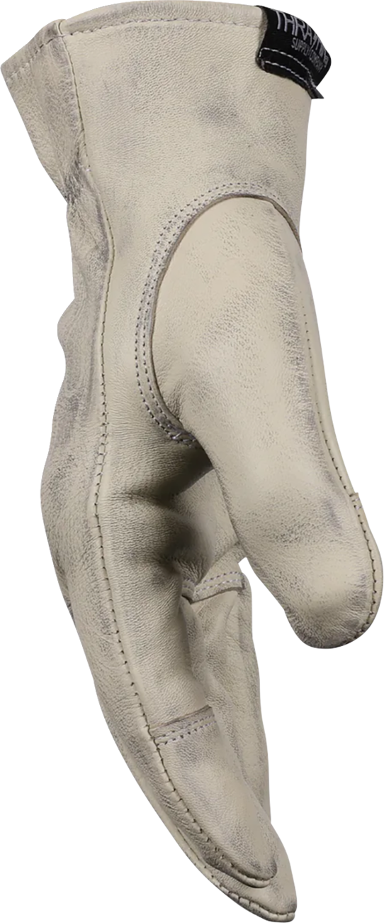 THRASHIN SUPPLY CO. Roper Leather Gloves - Bone White - 2XL TRG-00-12