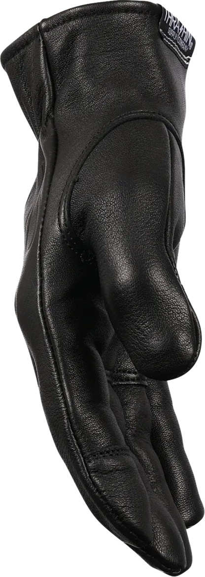 THRASHIN SUPPLY CO. Roper Leather Gloves - Black - Large TRG-01-10