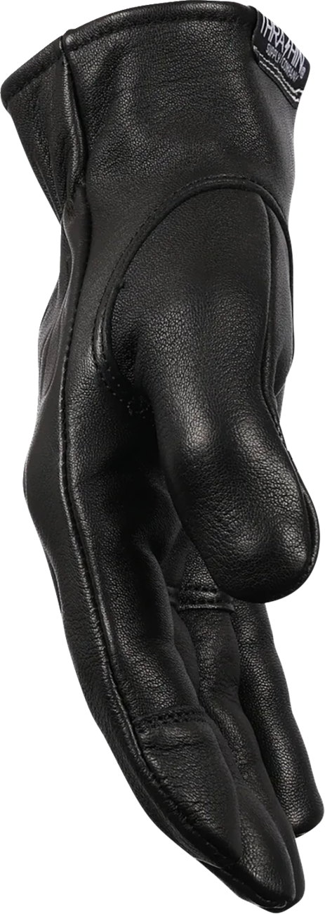 THRASHIN SUPPLY CO. Roper Leather Gloves - Black - Medium TRG-01-09