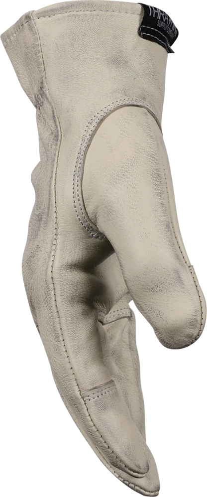 THRASHIN SUPPLY CO. Roper Leather Gloves - Bone White - XL TRG-00-11