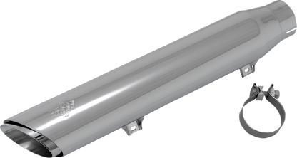 VANCE & HINES Twin Slash Slip-On Muffler - Chrome - Softail 16750