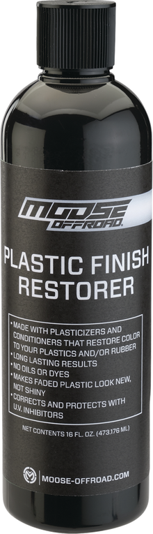 MOOSE OFFROAD Plastic Finish Restorer - 16 US fl oz. - Flip Top Bottle MORBO251216
