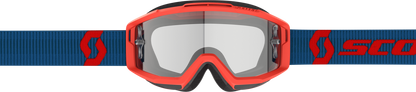 Split Otg Goggle Drk Blue/Neon Rd Clear Works