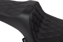 DRAG SPECIALTIES SEATS Predator III Seat - Vinyl - Double Diamond - Black Stitch - Challenger '20-'25 4718B