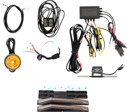 RAVEK Turn Signal Kit - Amber - White Running Light - Kawasaki KRT800 Teryx 67-3002