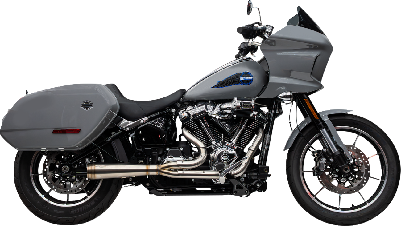 TRASK 2-into-1 Assault Exhaust System - Stainless Steel - Softail M8 TM-5054