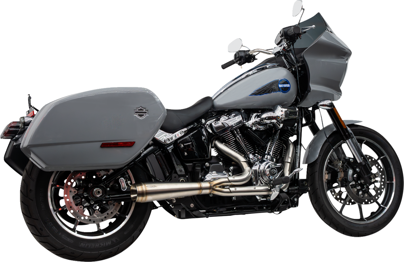 TRASK 2-into-1 Assault Exhaust System - Stainless Steel - Softail M8 TM-5054
