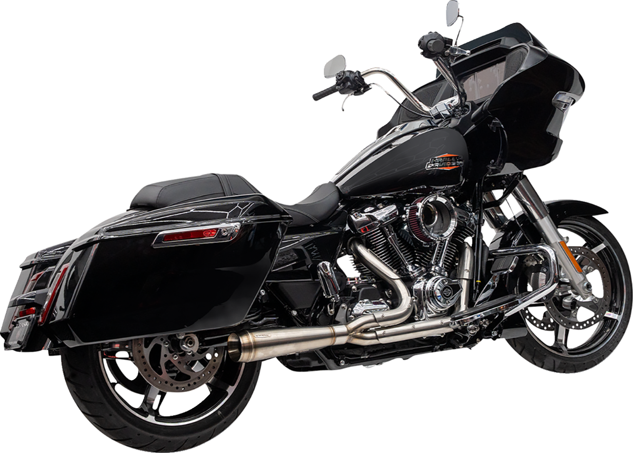 TRASK 2-into-1 Assault Exhaust System - Stainless Steel - Touring M8 TM-5011