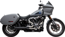 TRASK 2-into-1 Assault Exhaust System - Black - Softail M8 TM-5054BK