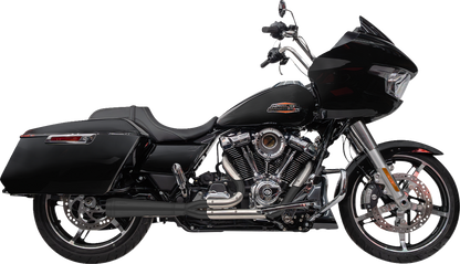 TRASK 2-into-1 Assault Exhaust System - Black - Touring M8 TM-5011BK