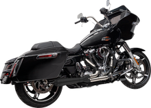 TRASK 2-into-1 Assault Exhaust System - Black - Touring M8 TM-5011BK