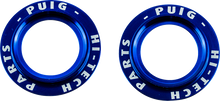 PUIG HI-TECH PARTS Axle Slider Rings - Blue - Set 20271A