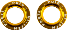 PUIG HI-TECH PARTS Axle Slider Rings - Gold - Set 20271O